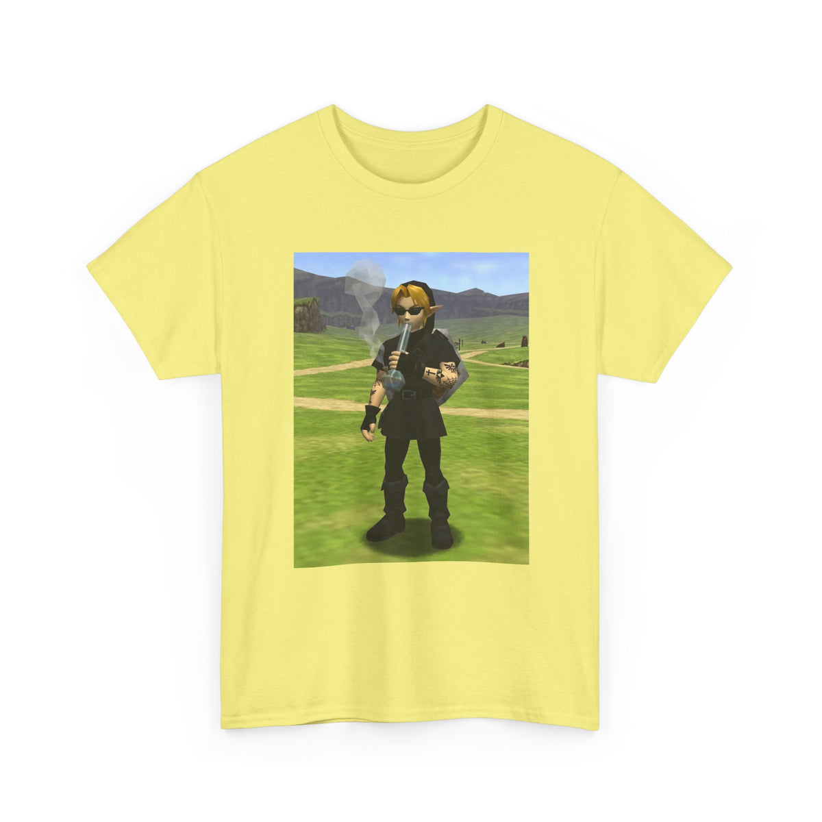 Edgy Dark Link Bong Hit Tee