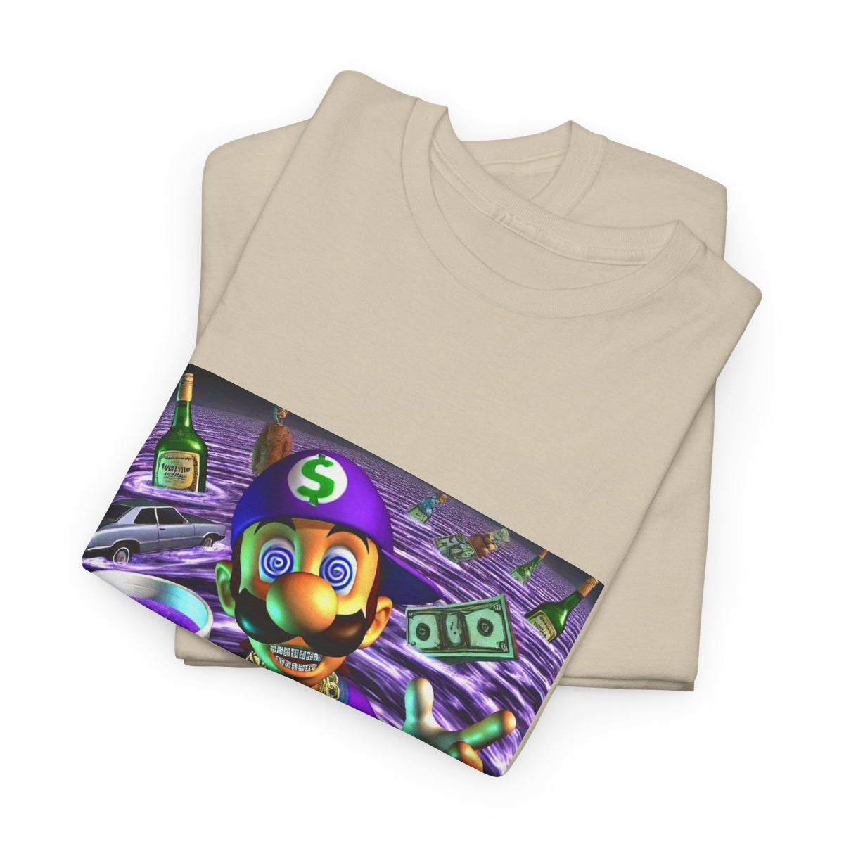 Digital Drip II Abstract Print Tee