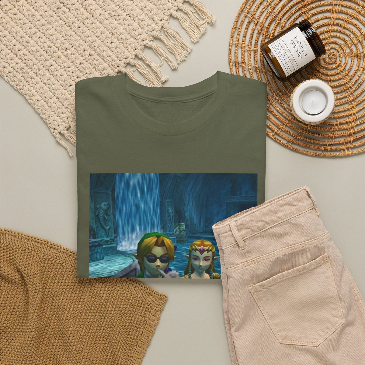 Link and Zelda Chilling and Smoking