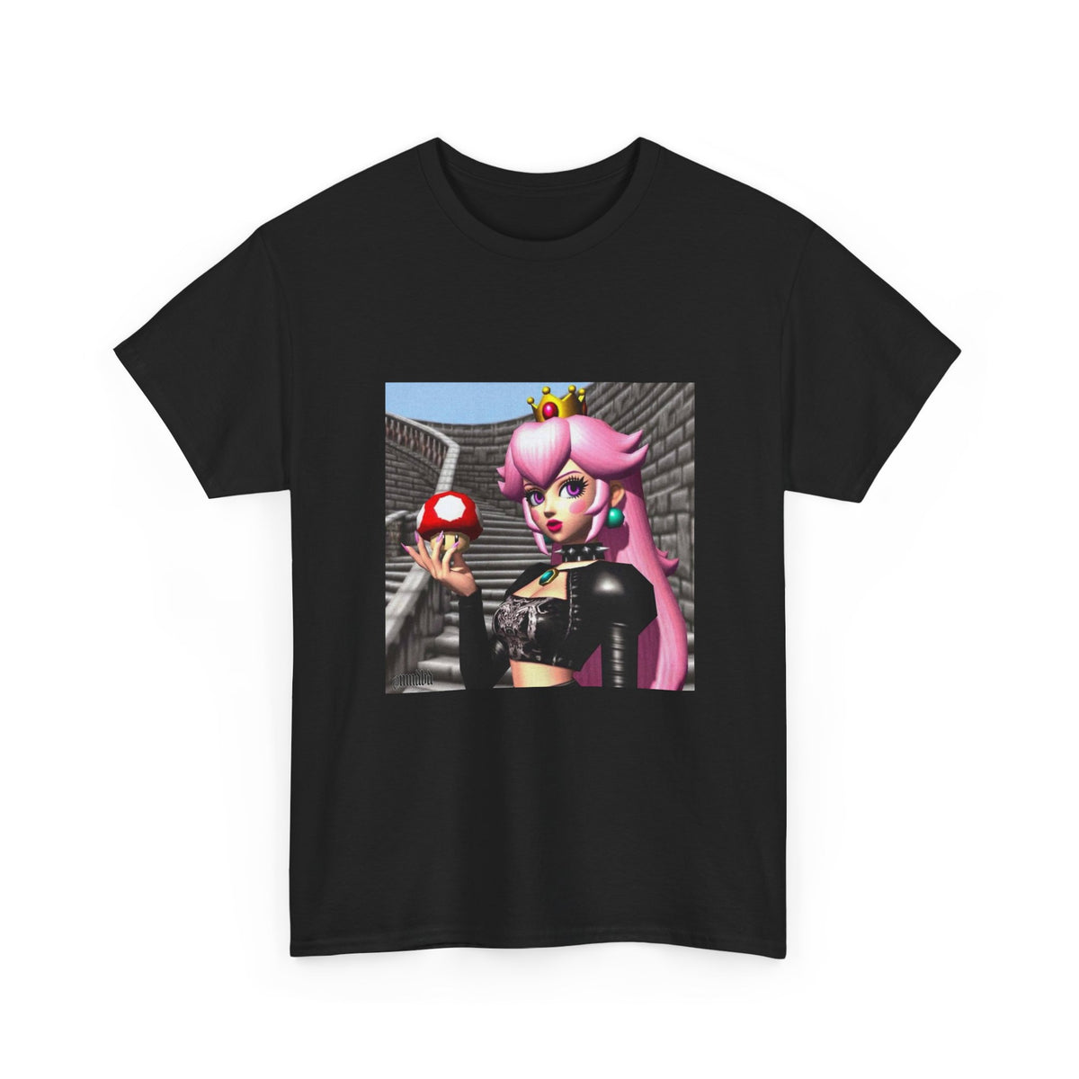 Gothic Princess Peach With Mushroom Tee