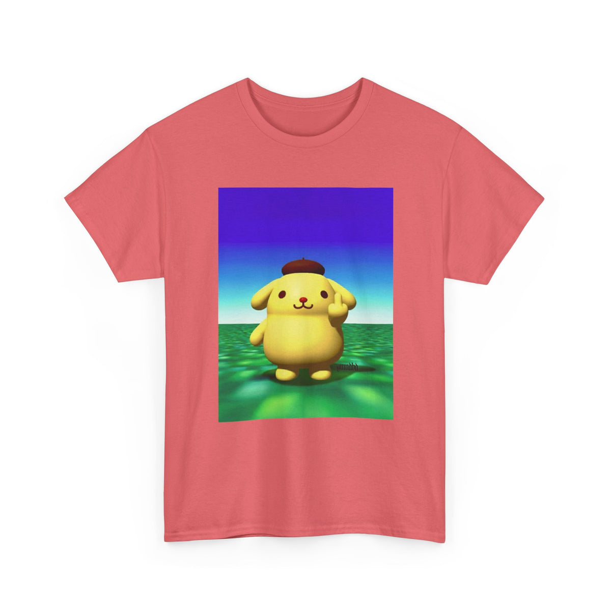 Pompompurin Flipping The Bird Tee