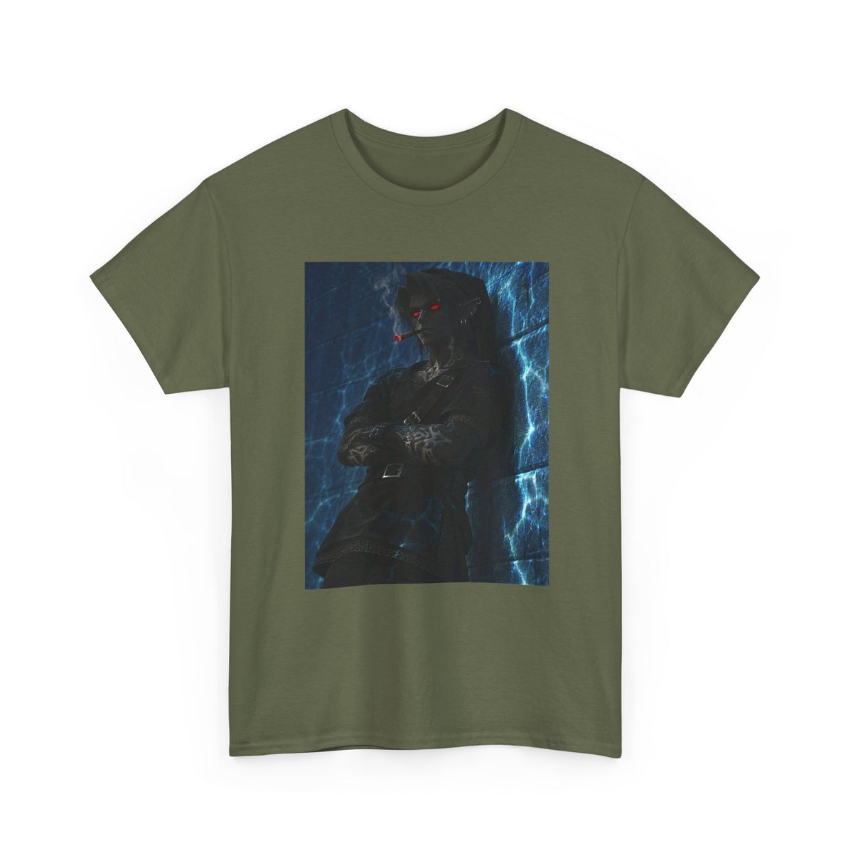 Dark Link Smoking With Red Eyes