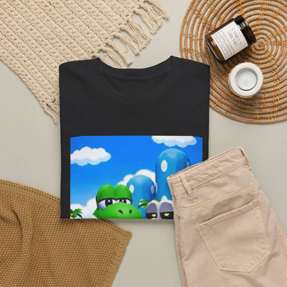 Yoshi And Dry Bones Flipping Off Tee (Design 7)