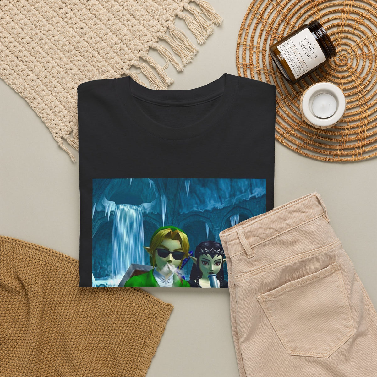 Hero and Dark Princess Chillin' in Ice Cave