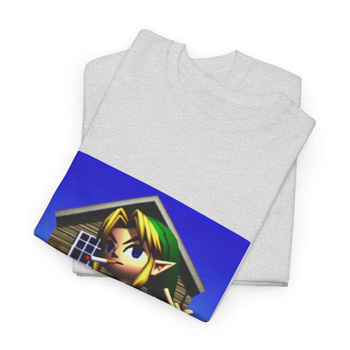 Edgy Hero Smoking And Flipping The Bird Tee