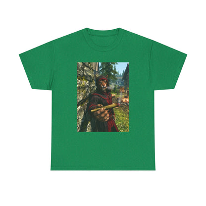 Khajiit Smoking Blunt In Skyrim Tee