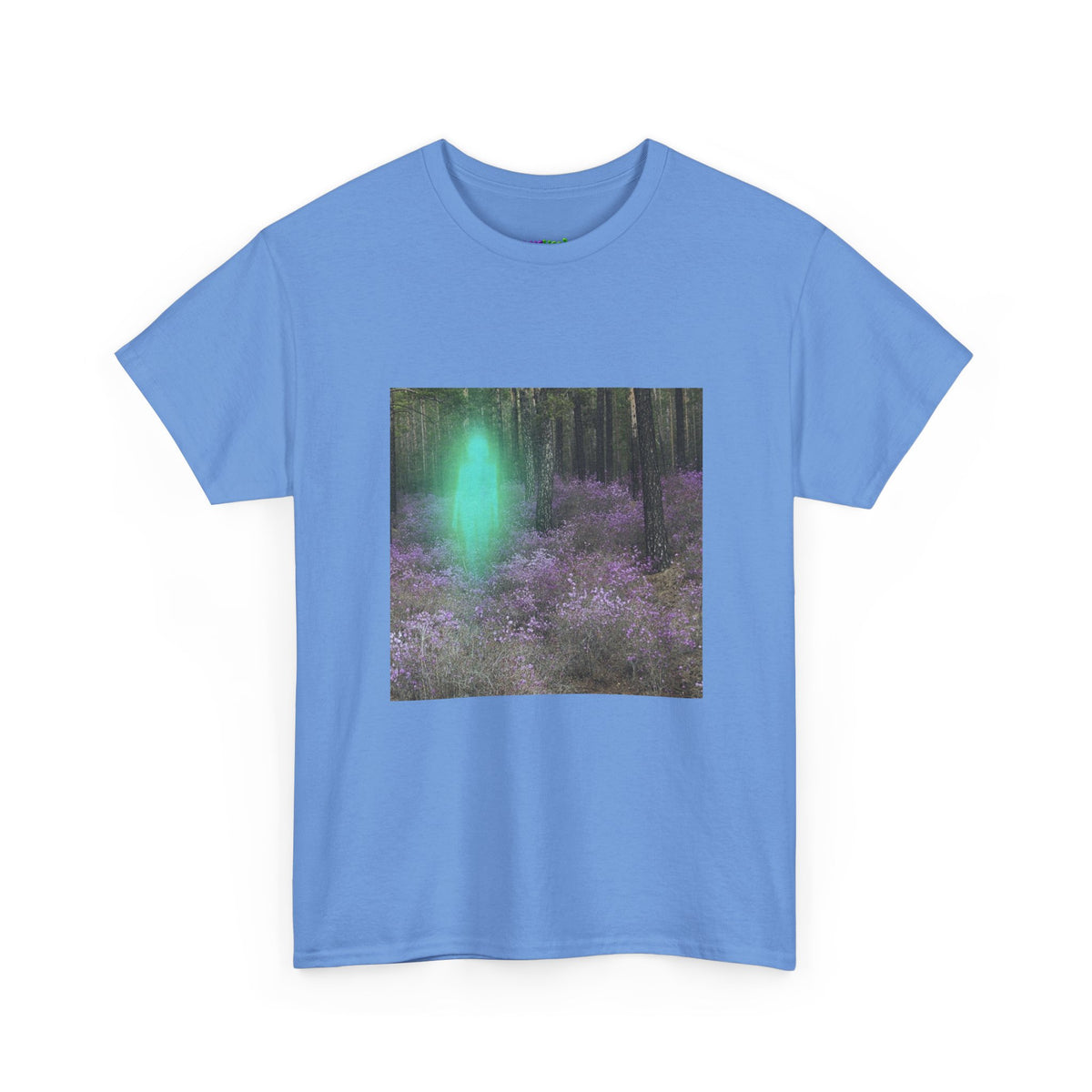 Visitor Exploring Neon Alley Tee