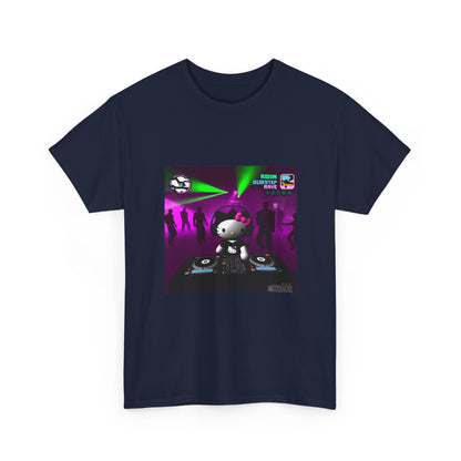 Hello Kitty DJing Dubstep Rave Tee