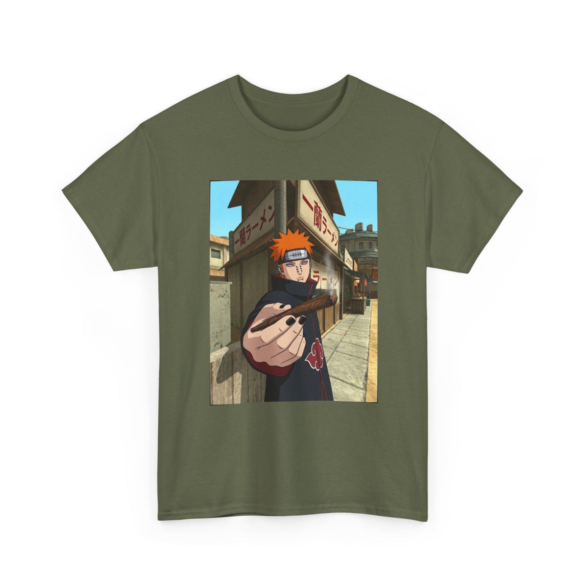 Pain Smoking A Blunt In Konoha Tee
