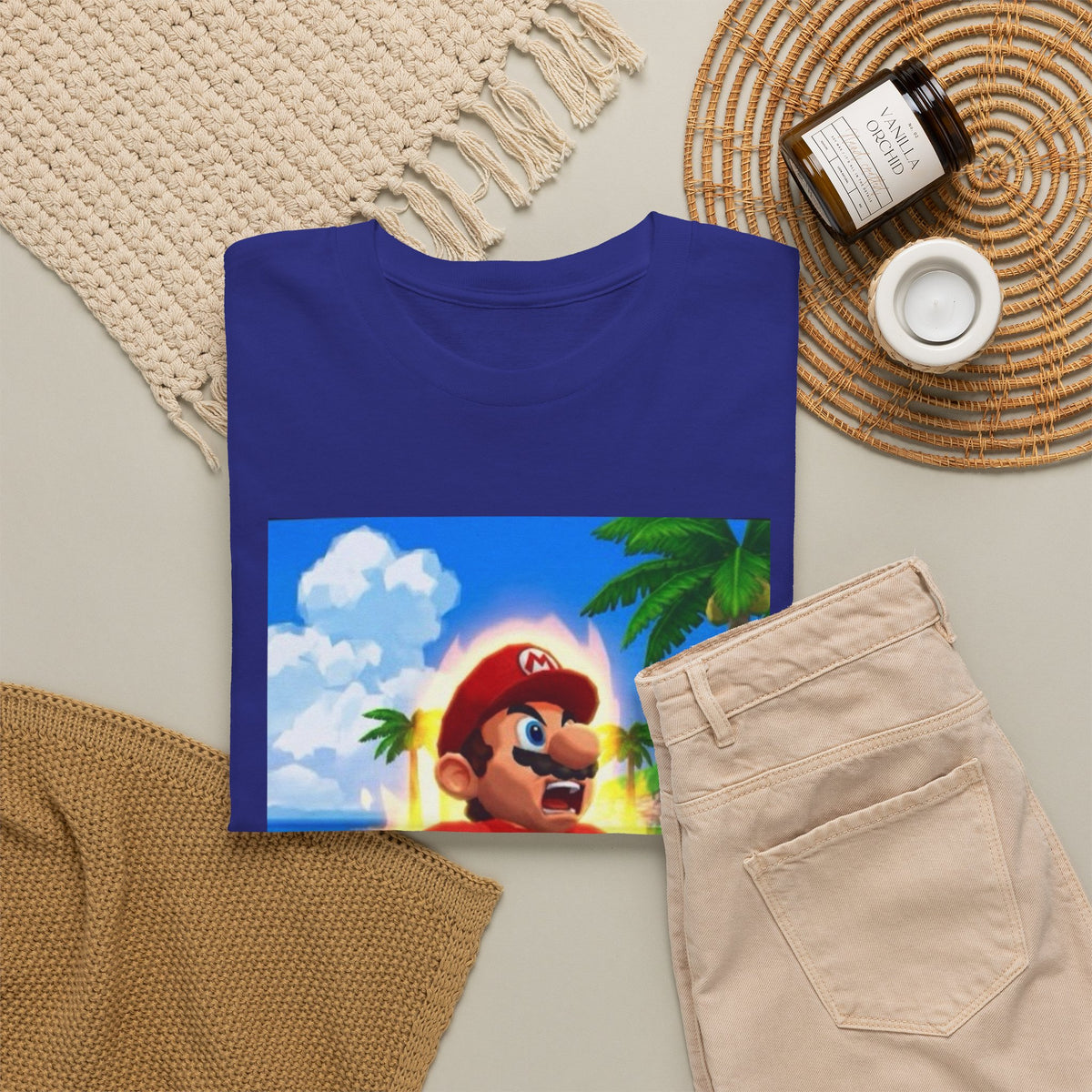 Super Buff Mario Power-Up Tee