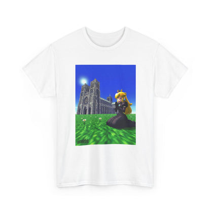 Gothic Princess Peach Praying At Notre Dame