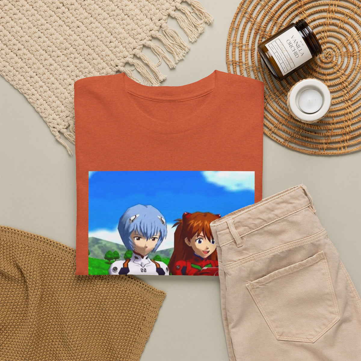 Rei And Asuka Gaming Outdoors