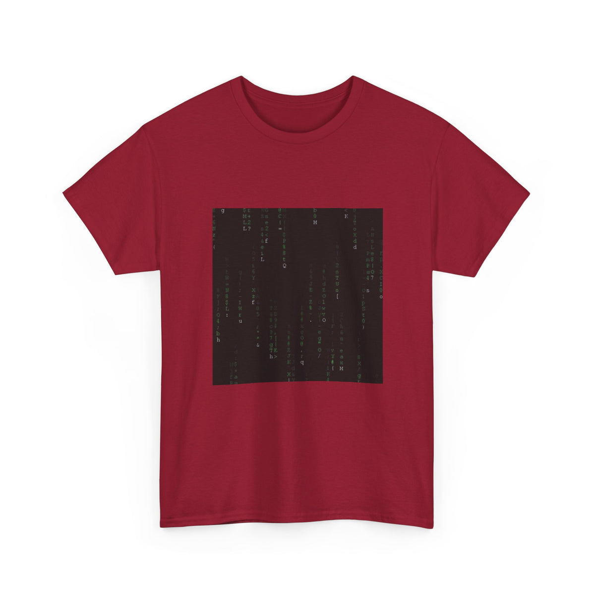 Neon Figure In Cyber Shower Tee