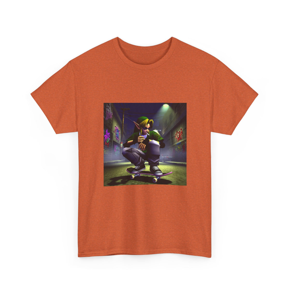 Skater Link Smoking In The Alley Tee (Design 7)