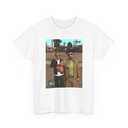 Heisenberg And Jesse Breaking Bad Grand Theft Auto Blunts Tee