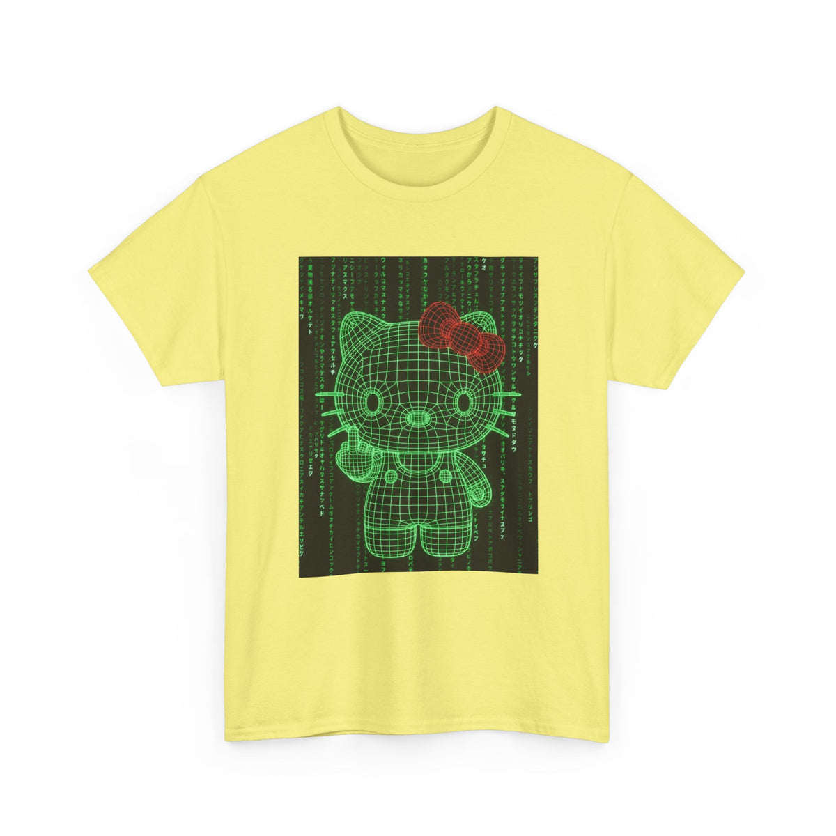 Cyber Hello Kitty Flips The Bird Tee
