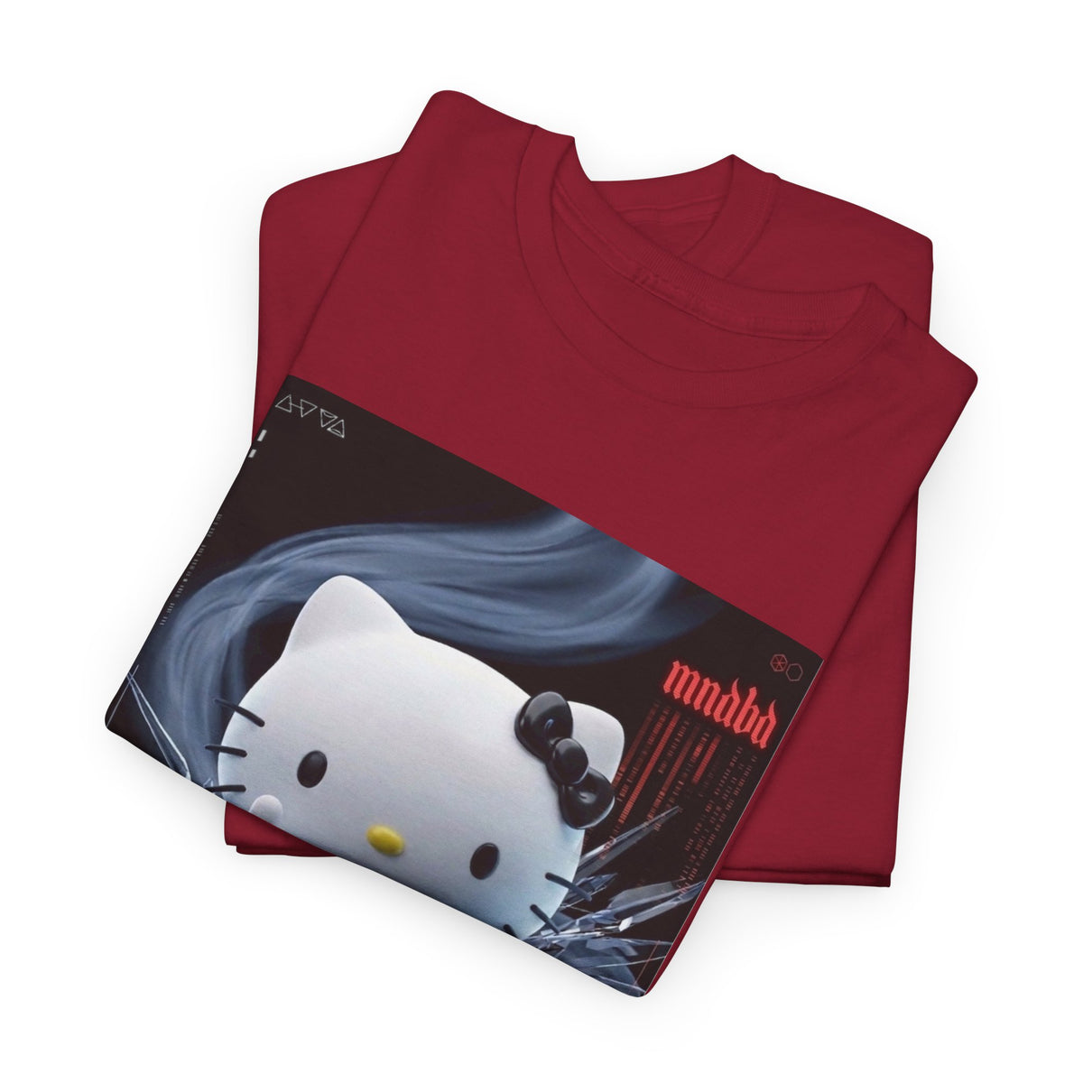 Edgy Hello Kitty Giving Middle Finger Tee