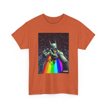 Batman Giving Finger On Rainbow Cape