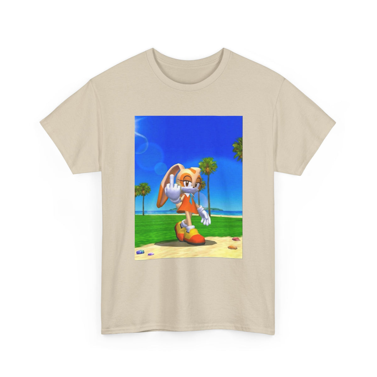 Cream The Rabbit Giving The Finger Tee
