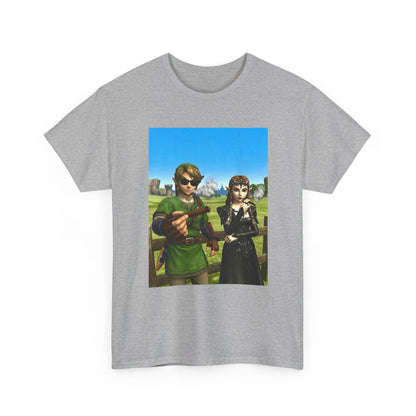 Link And Zelda Chilling With Blunts Tee