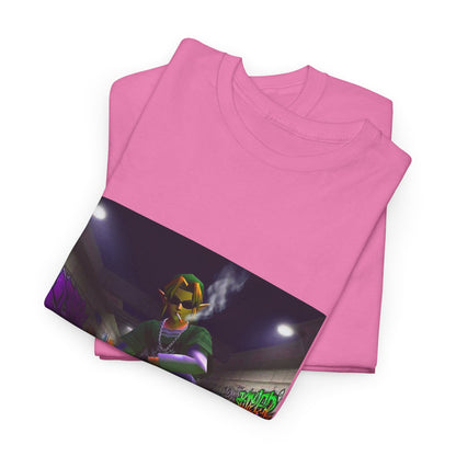 Stoner Link Skateboarding In Graffiti Alley Tee