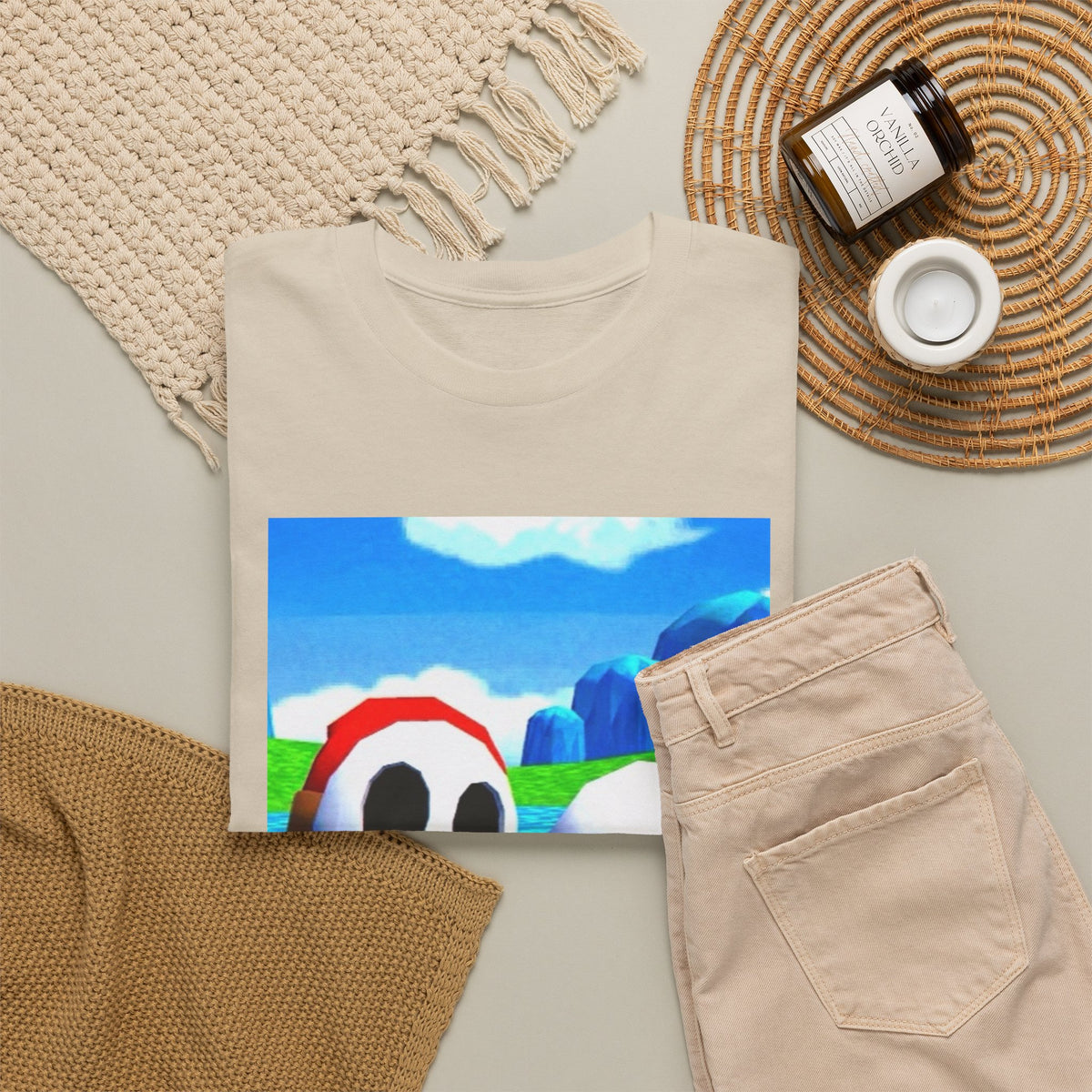 Shy Guy And Boo Flipping The Bird Tee