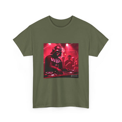 Darth Vader DJ Mixing And Smoking Tee