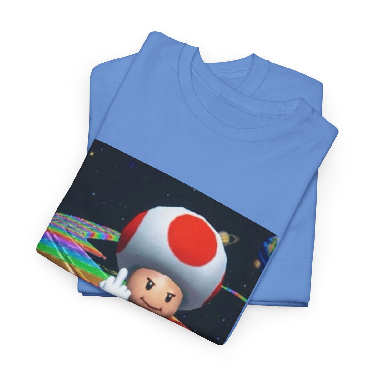Toad Flipping The Bird On Rainbow Road