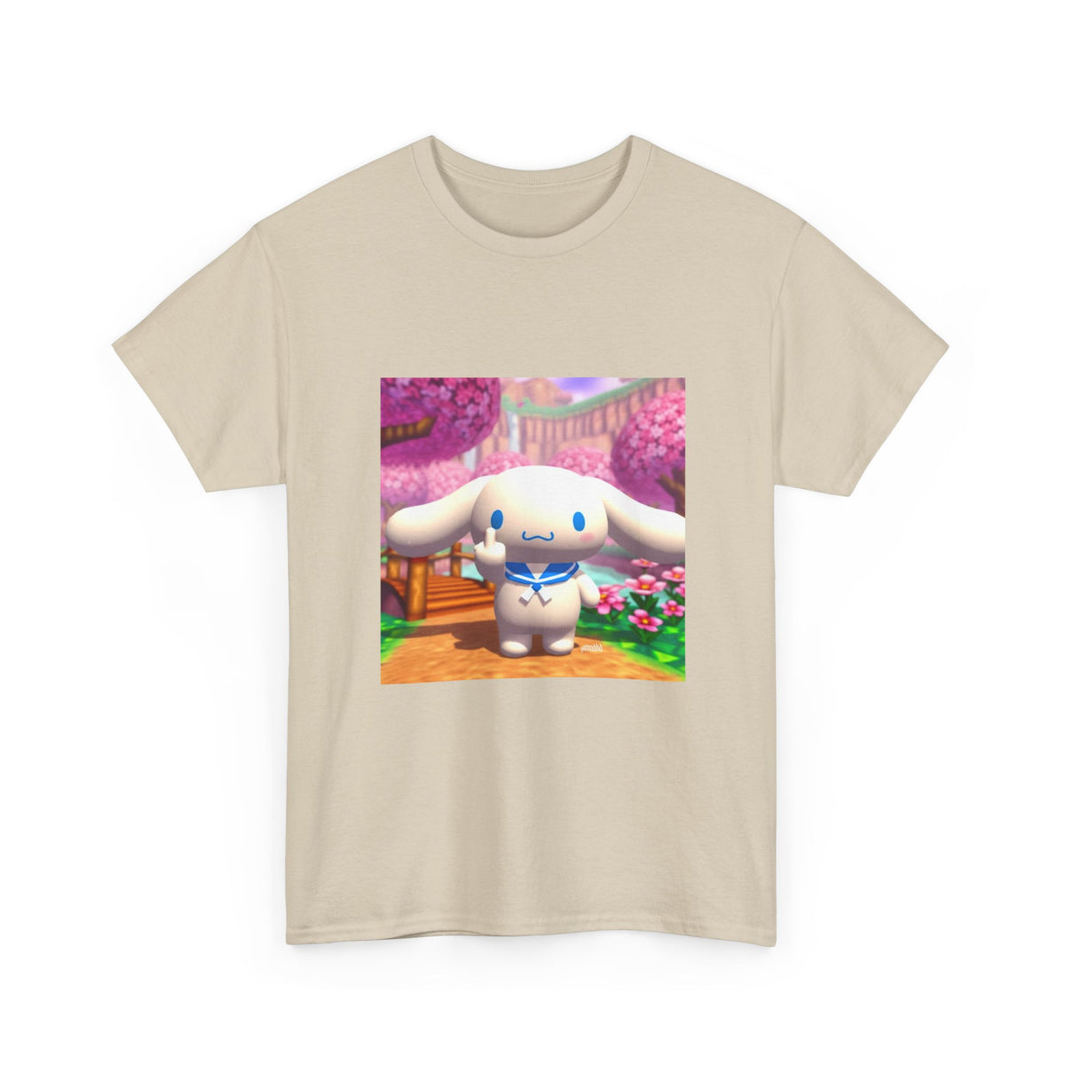 Cinnamoroll Showing The Middle Finger Tee