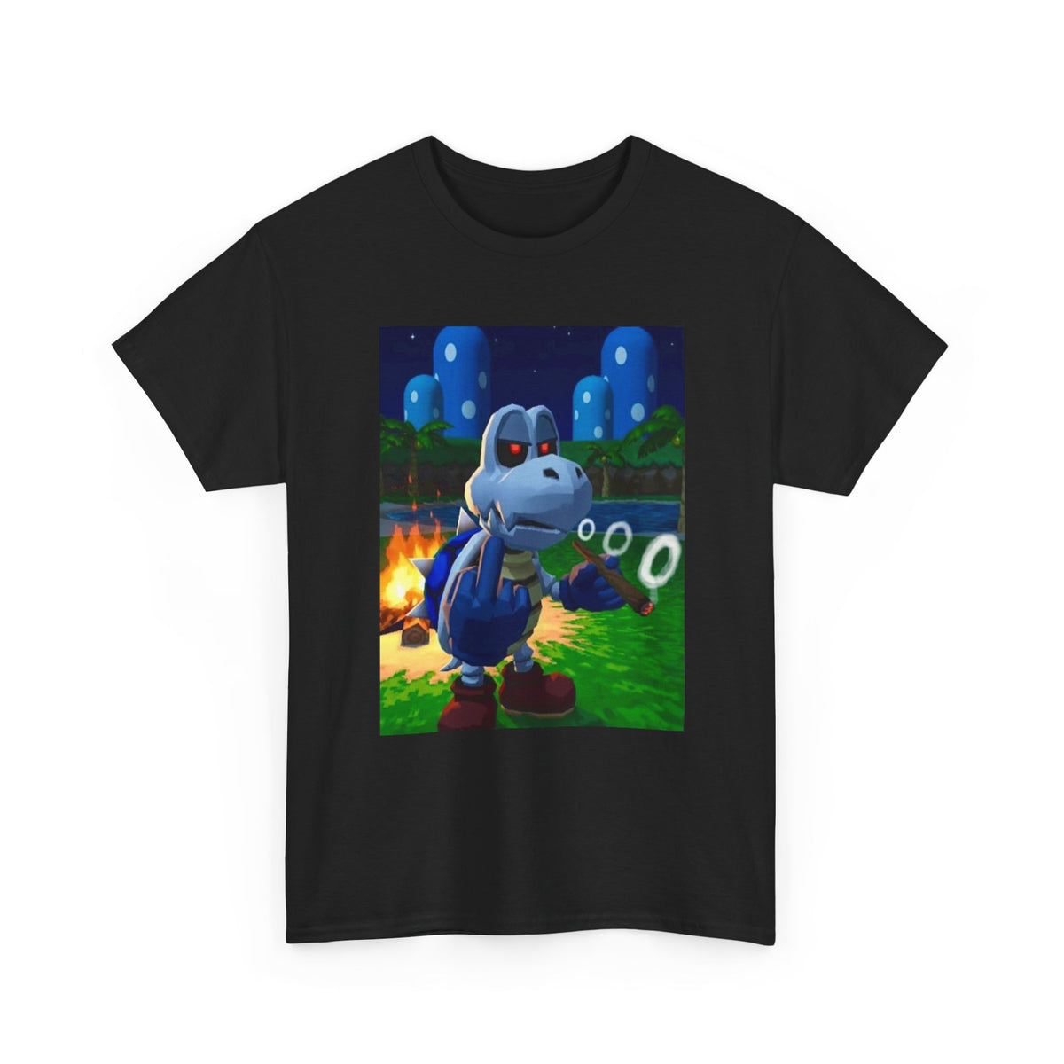 Dry Bones Smoking Blunt Flipping Off Tee