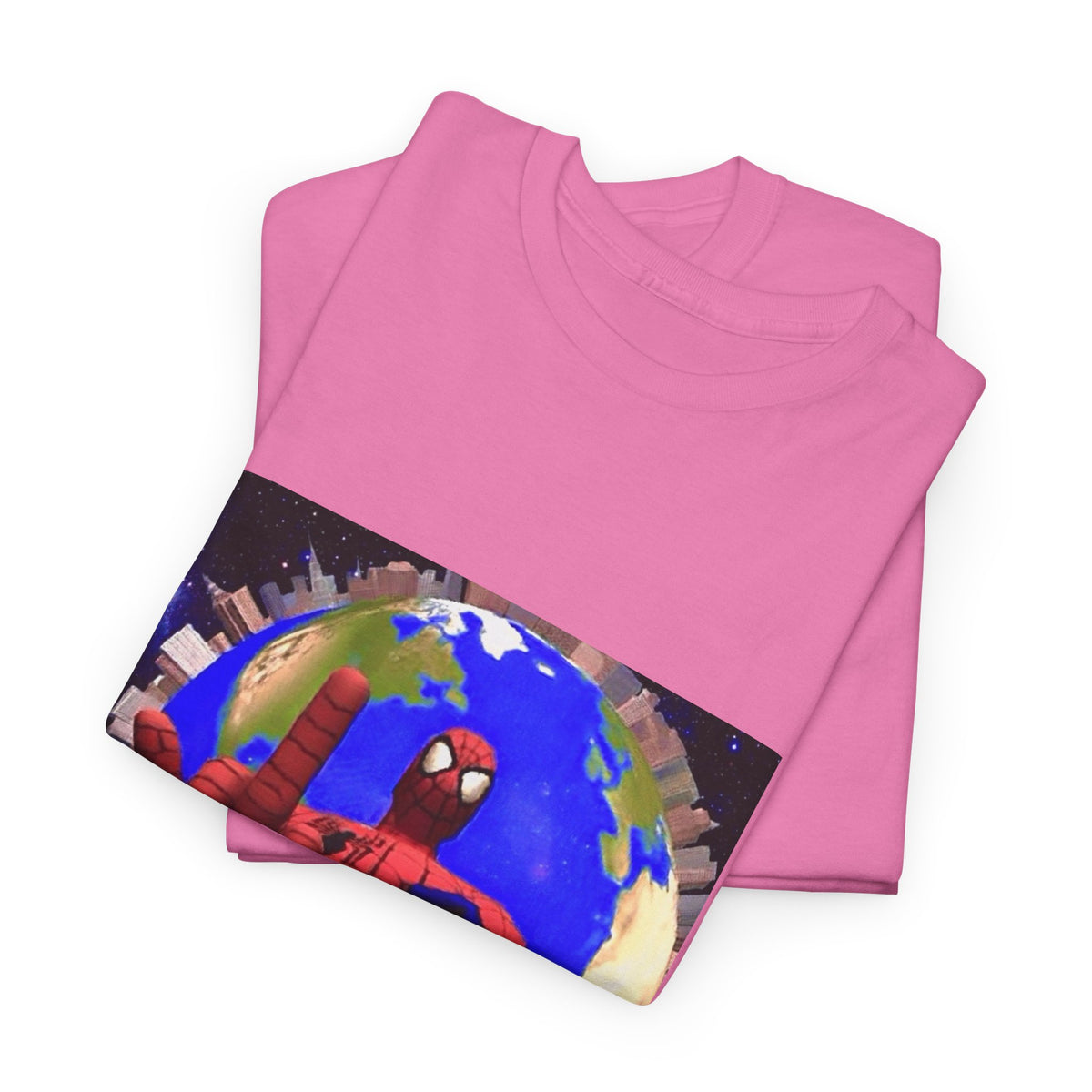 Spider-Man Flipping Off The World Tee