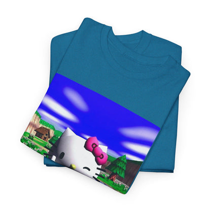 Winking Kitty Flipping The Bird Tee