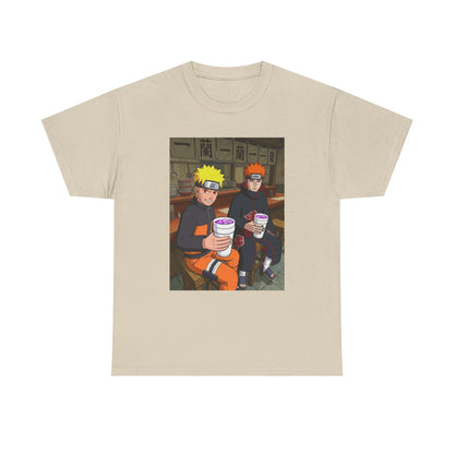 Naruto And Pain Sipping Lean Tee