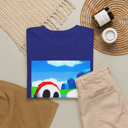 Shy Guy And Boo Flipping The Bird Tee