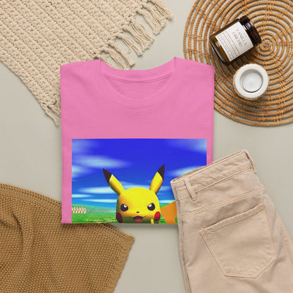 Pikachu Giving The Finger On A Bench