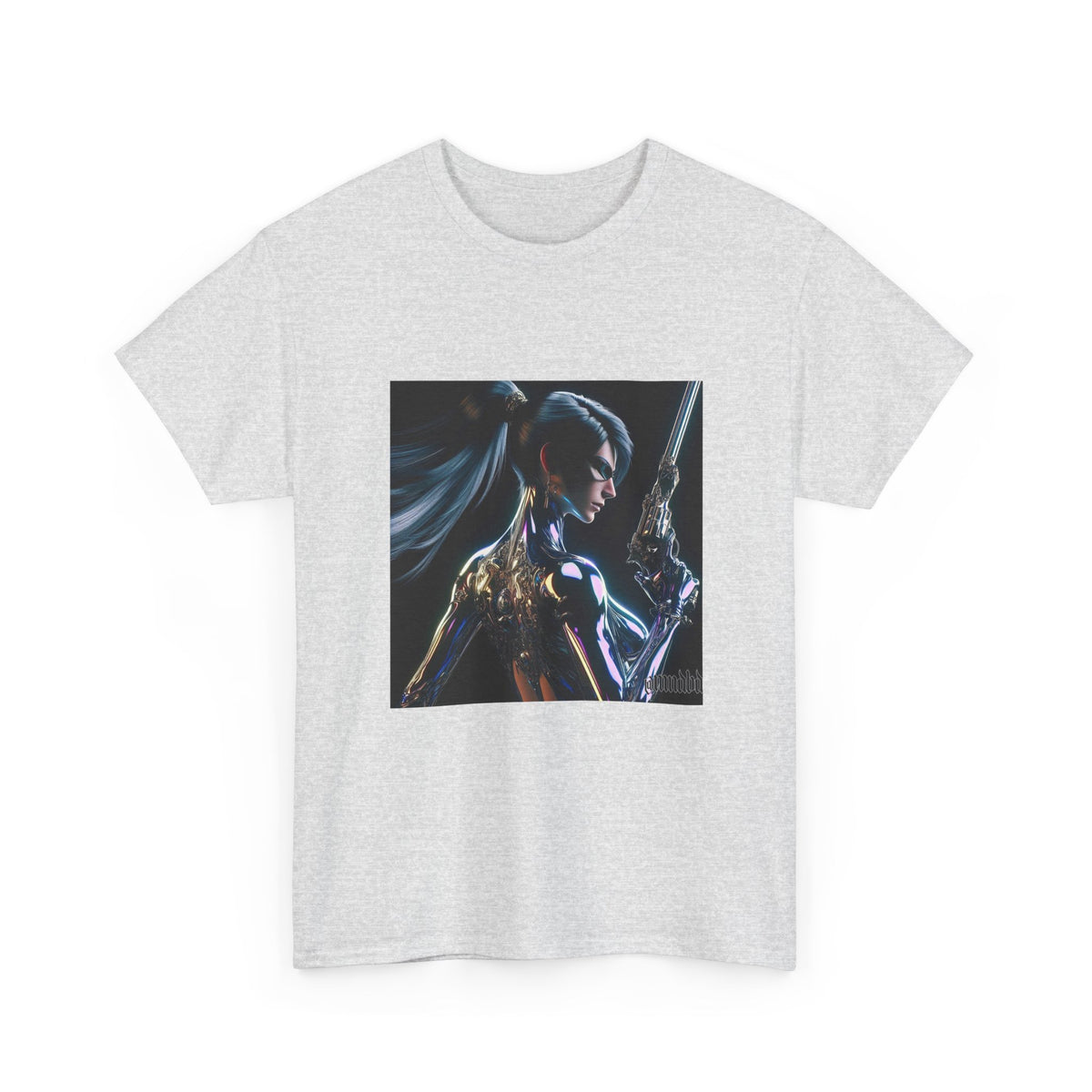 Chrome Huntress With Illuminated Weapon Tee