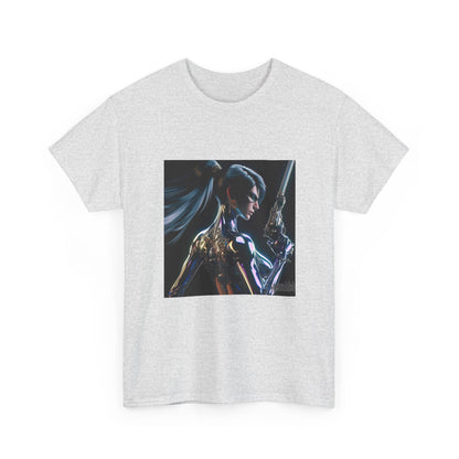 Chrome Huntress With Illuminated Weapon Tee