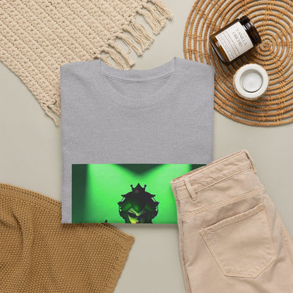 Edgy Green Princess DJ Flipping The Bird Tee