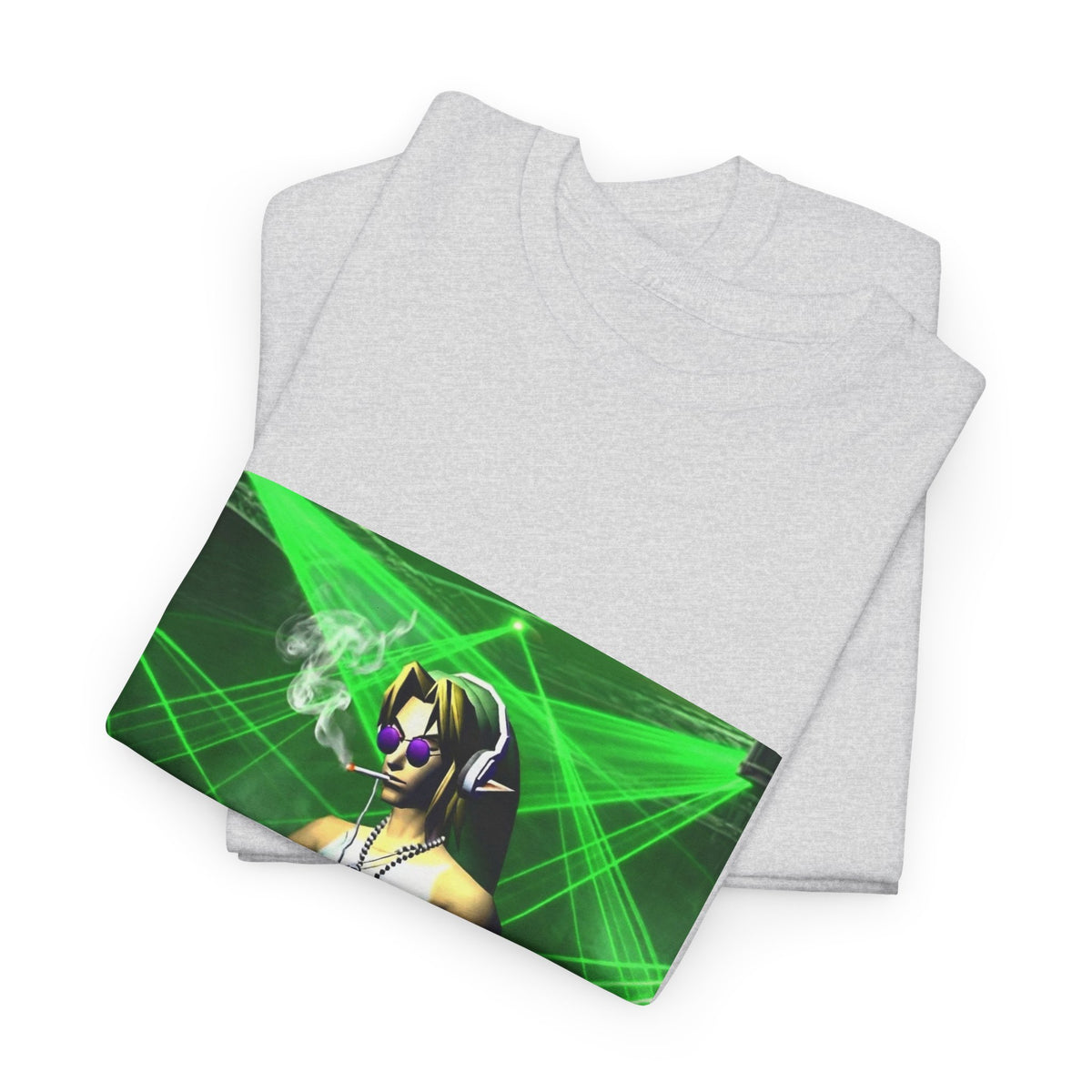 DJ Link Smoking At The Rave Tee