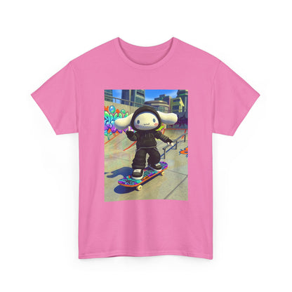 Edgy Cinnamoroll Skater Flipping Off Tee