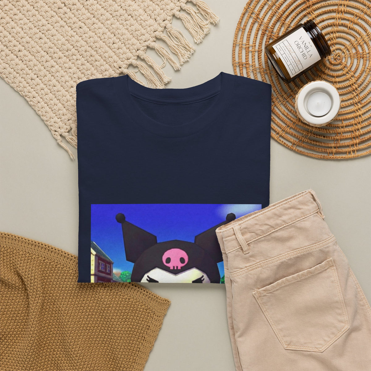 Kuromi Flipping The Bird Tee