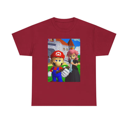 Mario And Peach Chilling At The Castle
