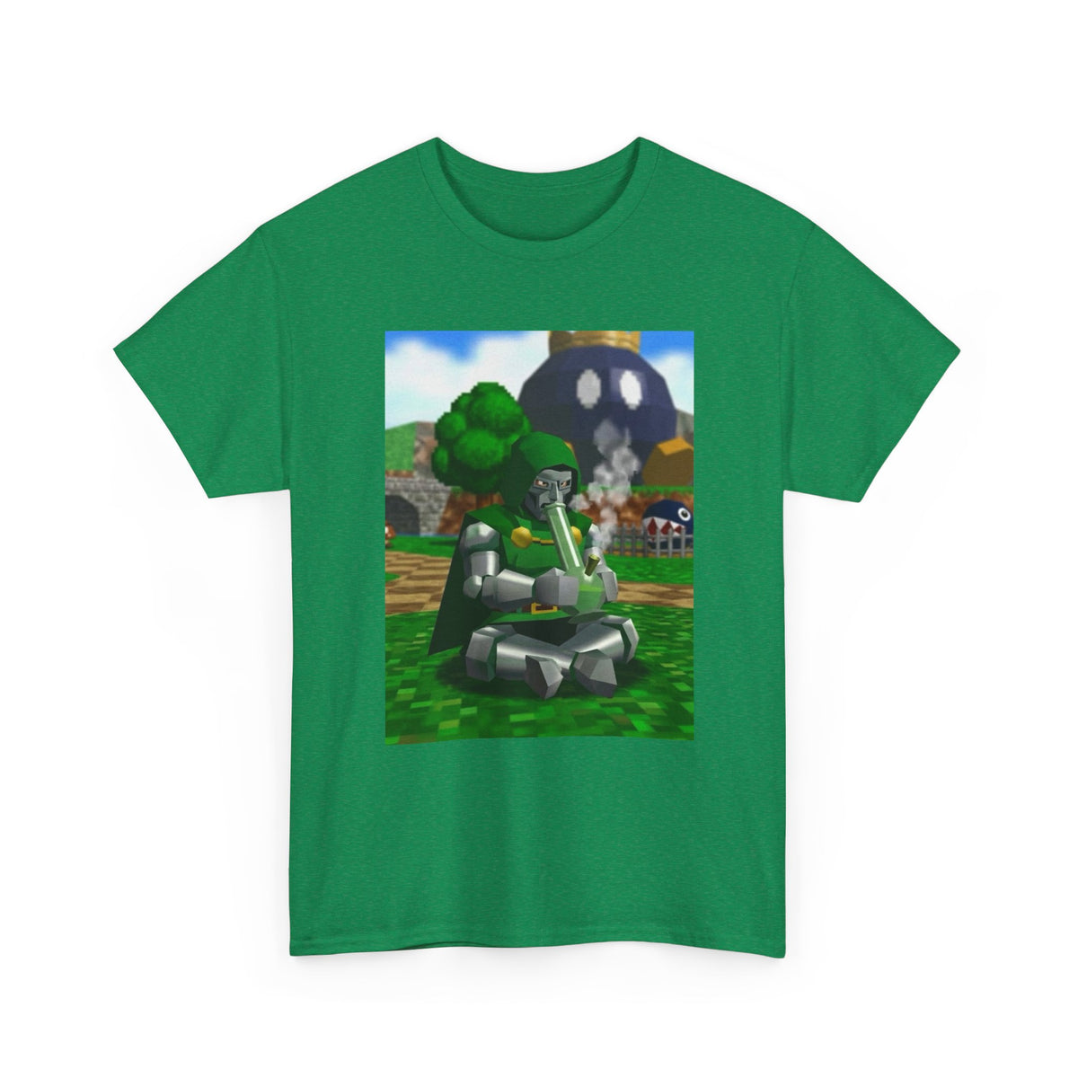 Doom Brocc Head Smoking Bong Tee