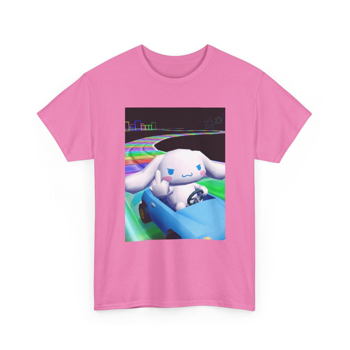 Cinnamoroll Kart Race Middle Finger Tee