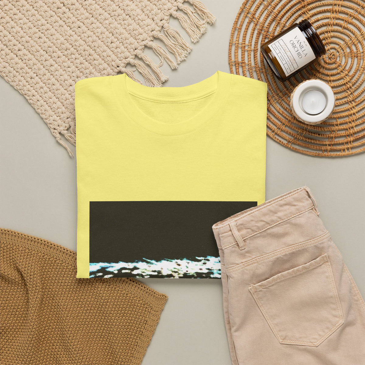 Hidden Green Pulse Graphic Tee