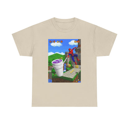 Spidey Swings With Lean In Mario World Tee