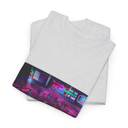Neon Ember Flow Graphic Tee