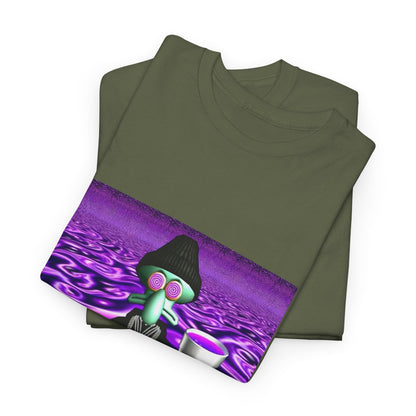 Squidward Sipping Lean In A Purple Haze