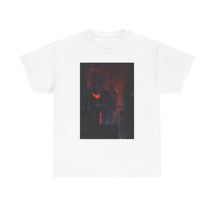 Cyberpunk Bat Hero In Neon City Tee