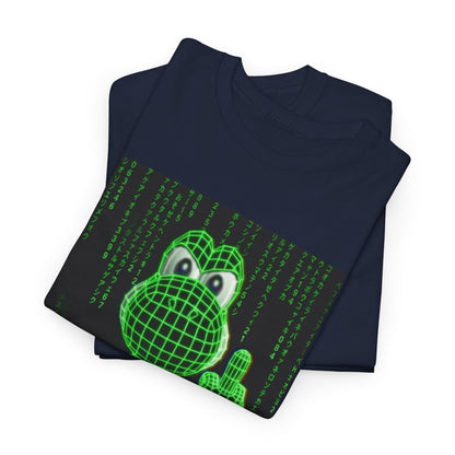 Matrix Yoshi Flipping The Bird Tee